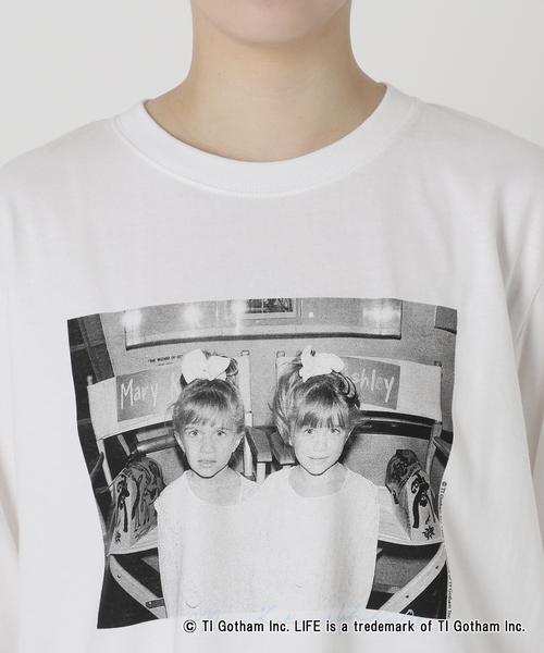 Oriens JOURNAL STANDARD（オリエンス ジャーナルスタンダード）の「【GOOD ROCK SPEED / グッドロックスピード】  LIFE （フォトプリント2）：ロンT（Tシャツ/カットソー・レディース・ホワイト・MEDIUM）」の10枚目の写真