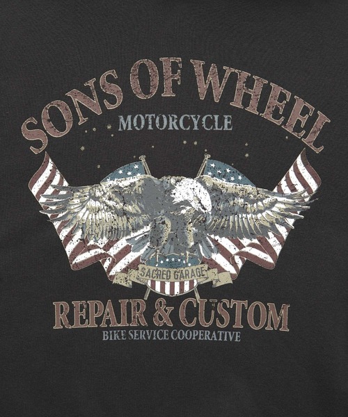 Anchor Smith(アンカー スミス)の「ヴィンテージライクグラフィックオーバーサイズパーカー(パーカー・レディース・ブラック系2/ブラック系3/グレー系/ダークブラウン/オートミール/ダークネイビー/ブラック系・M/L)」の12枚目の写真