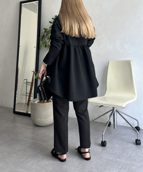 prose verse（プロズヴェール）の「バックフレアポケットパールジップパーカー（パーカー・レディース・ブラック・LARGE/MEDIUM）」の20枚目の写真