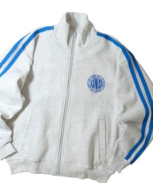 HALHAM（ハルハム）の「embroidery side line sweat track jacket/胸刺繍 サイドライン スウェット トラックジャケット レディース メンズ（スウェット）」