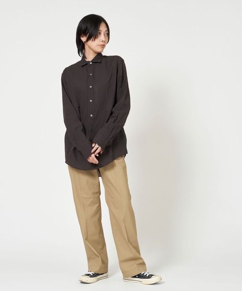 THE SHINZONE(ザ シンゾーン)の「CHECKERED PECK SHIRT(シャツ/ブラウス・レディース・ブラウン/ブルー・FREE)」の16枚目の写真