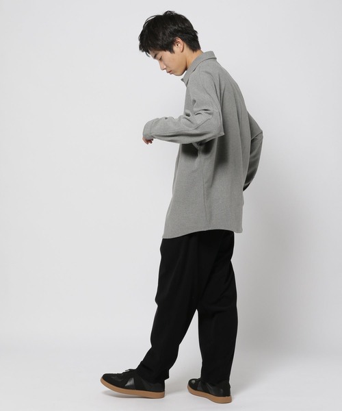 niko and...(ニコアンド)の「テックフラノドルマンシャツ(シャツ/ブラウス・メンズ・グレー/ブラック/アイボリー/チャコール・LARGE/MEDIUM)」の12枚目の写真