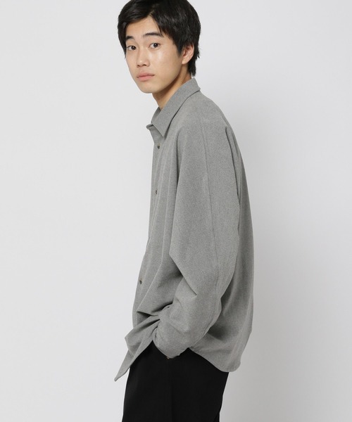 niko and...(ニコアンド)の「テックフラノドルマンシャツ(シャツ/ブラウス・メンズ・グレー/ブラック/アイボリー/チャコール・LARGE/MEDIUM)」の13枚目の写真