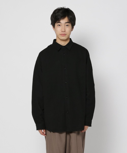 niko and...(ニコアンド)の「テックフラノドルマンシャツ(シャツ/ブラウス・メンズ・グレー/ブラック/アイボリー/チャコール・LARGE/MEDIUM)」の22枚目の写真