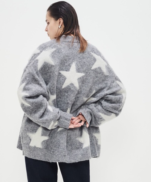 CONVERSETOKYO STAR★ SHAGGY KNIT CARDIGAN セール】STAR☆ SHAGGY KNIT CARDIGAN（ニット/セーター
