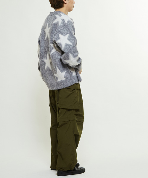 CONVERSE TOKYO（コンバーストウキョウ）の「STAR★ SHAGGY KNIT CARDIGAN（ニット/セーター・レディース・サックスブルー/ブラック/杢グレー・MEDIUM/SMALL）」の11枚目の写真