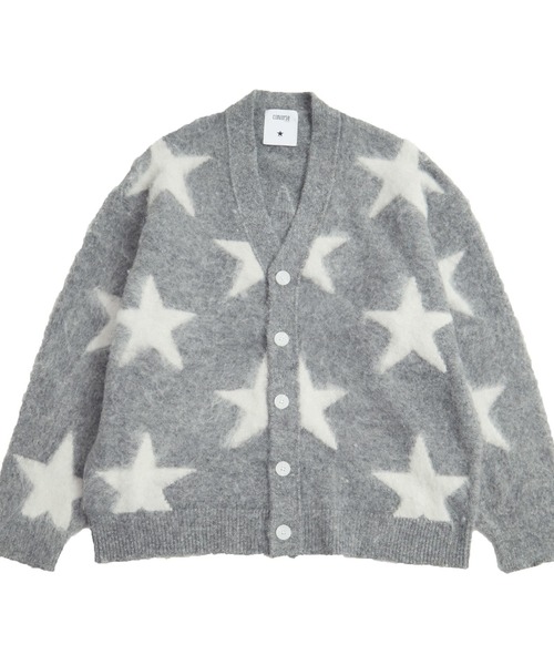 CONVERSE TOKYO（コンバーストウキョウ）の「STAR★ SHAGGY KNIT CARDIGAN（ニット/セーター・レディース・サックスブルー/ブラック/杢グレー・MEDIUM/SMALL）」の12枚目の写真