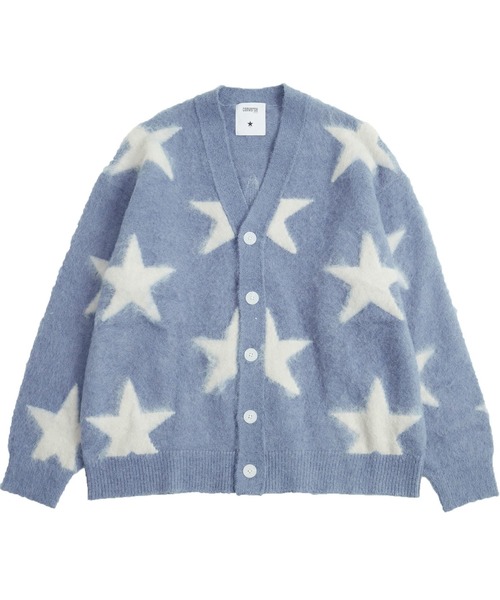 CONVERSE TOKYO（コンバーストウキョウ）の「STAR★ SHAGGY KNIT CARDIGAN（ニット/セーター・レディース・サックスブルー/ブラック/杢グレー・MEDIUM/SMALL）」の17枚目の写真