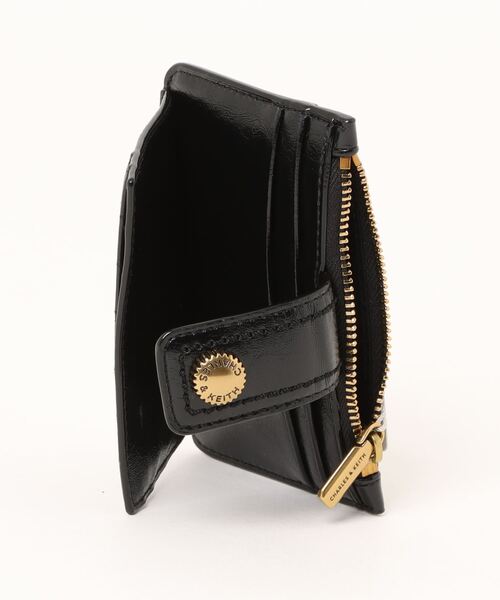 CHARLES & KEITH(チャールズ & キース)の「Donna ドンナ クリンクルエフェクトパネルカードホルダー(カードケース・レディース・ブラック/タン/グレー・XXS)」の5枚目の写真