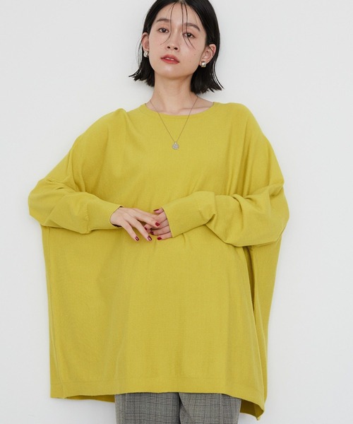 希少♡ Barbara Alan ウール ニットポンチョ 羽織り 厚手生地 バイパチVACANTロングニットプルオーバー｜ファッション通販の