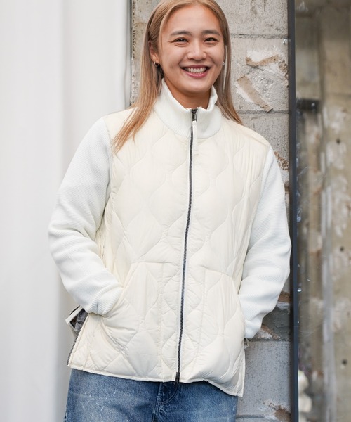 TAION / タイオン MILITARY HIGH NECK KNIT+DOWN SOFT SHELL (TAION