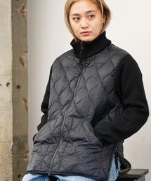 TAION / タイオン MILITARY HIGH NECK KNIT+DOWN SOFT SHELL (TAION-102ALSSNZML-1) ミリタリーライン ハイネック ニット ソフトシェルダウン コンビネーション