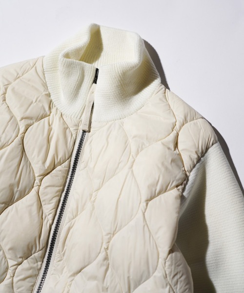 TAION(タイオン)の「TAION / タイオン MILITARY HIGH NECK KNIT+DOWN SOFT SHELL (TAION-102ALSSNZML-1) ミリタリーライン ハイネック ニット ソフトシェルダウン コンビネーション(ダウンジャケット/コート・メンズ・ダークネイビー/オフホワイト/ブラック/オリーブ・SMALL/MEDIUM/LARGE/X-LARGE)」の22枚目の写真