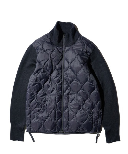 TAION / タイオン MILITARY HIGH NECK KNIT+DOWN SOFT SHELL (TAION