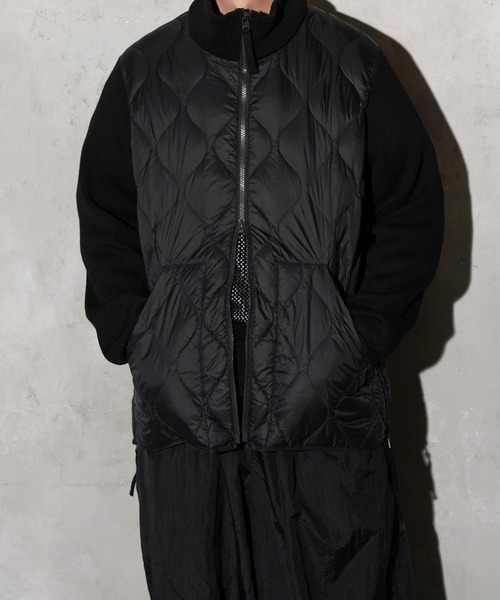 TAION / タイオン MILITARY HIGH NECK KNIT+DOWN SOFT SHELL (TAION