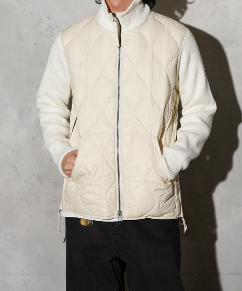 TAION / タイオン MILITARY HIGH NECK KNIT+DOWN SOFT SHELL (TAION