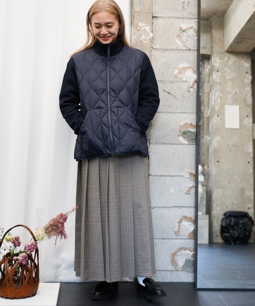 新品　TAIONミリタリーライン ハイネックニット ソフトシェルダウン TAION / タイオン MILITARY HIGH NECK KNIT+DOWN SOFT SHELL (TAION