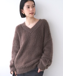 coca（coca） | Vネックシャギーニット(ニット/セーター)