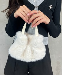 セール】パールバッグ パールチェーン チェーンストラップ 巾着