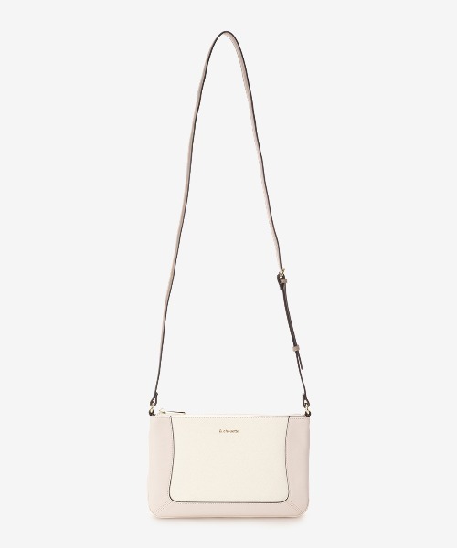 & chouette(アンドシュエット)の「《SPECIAL PRICE》バイカラーシンプルショルダーバッグ(ショルダーバッグ・レディース・ラベンダー/ピンク/ブラック/オフホワイト/グレー・FREE)」の12枚目の写真