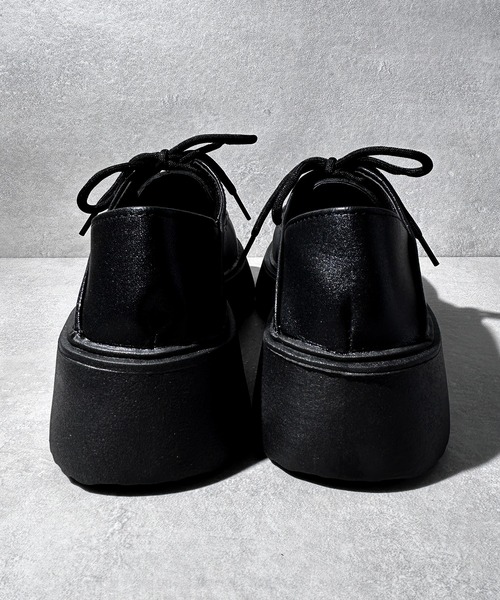 CALIFORNIA OUTFITTERS（カリフォルニア アウトフィッターズ）の「3-11A22 レースアップ ローファー 厚底（ローファー・レディース・ブラック・40/38/39/35/36/37）」の11枚目の写真
