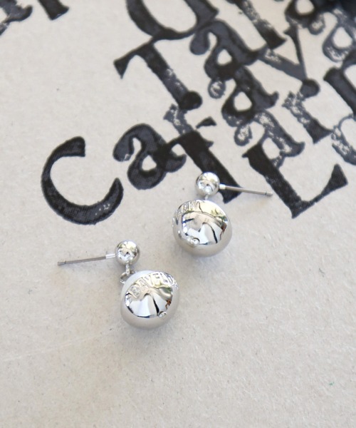 BAYFLOW（ベイフロー）の「ロゴボールピアス（ピアス（両耳用）・レディース・ゴールド/シルバー・FREE）」の2枚目の写真