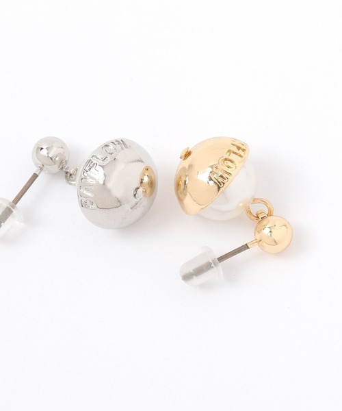 BAYFLOW（ベイフロー）の「ロゴボールピアス（ピアス（両耳用）・レディース・ゴールド/シルバー・FREE）」の7枚目の写真