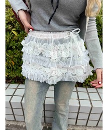 WC | 【2WAY】マイクロミニ フリルシアースカート(スカート)