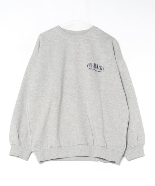 UNDERWRAPS(アンダーラップス)の「【UNDER WRAPS/アンダーラップス】裏起毛前後刺繍スウェットトレーナー(スウェット・レディース・スミクロ/アイボリー/杢グレー・MEDIUM/LARGE)」の19枚目の写真