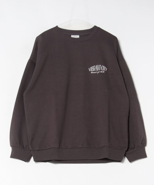 UNDERWRAPS(アンダーラップス)の「【UNDER WRAPS/アンダーラップス】裏起毛前後刺繍スウェットトレーナー(スウェット・レディース・スミクロ/アイボリー/杢グレー・MEDIUM/LARGE)」の20枚目の写真
