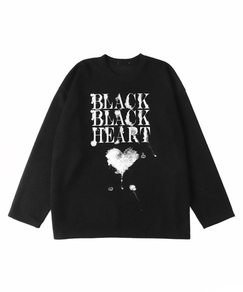 Figments（フィグメンツ）の「BLACK HEARTニット（ニット/セーター・レディース・ホワイト/ブラック・FREE）」の13枚目の写真