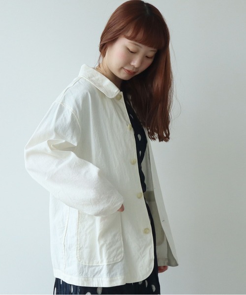 bulle de savon LINEN　washer　sailorブルゾン bulle de savon（ビュルデサボン）の「LINEN washer sailor