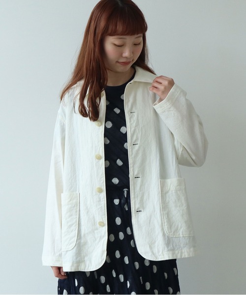 bulle de savon LINEN　washer　sailorブルゾン bulle de savon（ビュルデサボン）の「LINEN washer sailor