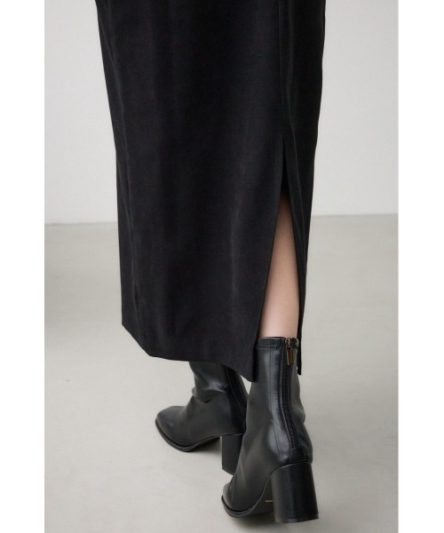 AZUL by moussy(アズールバイマウジー)の「フロントジップジャンパースカート(ワンピース・レディース・ブラック/ライトベージュ・MEDIUM/SMALL)」の14枚目の写真