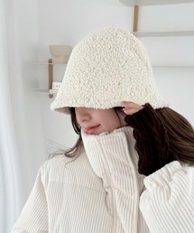 TREOVER（トレオーバー）の「あったか素材 ボアクローシュハット（ハット）」