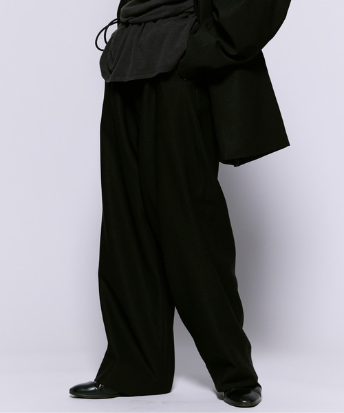 THE BOLDMAN（ザ ボールドマン）の「2tuck Twill Slacks  / 2タックツイルスラックス（スラックス・メンズ・カーキ/ブラック・LARGE/MEDIUM）」の14枚目の写真