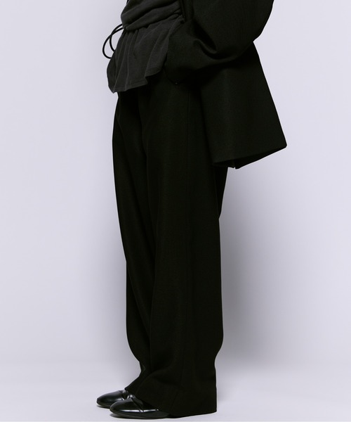 THE BOLDMAN（ザ ボールドマン）の「2tuck Twill Slacks  / 2タックツイルスラックス（スラックス・メンズ・カーキ/ブラック・LARGE/MEDIUM）」の17枚目の写真