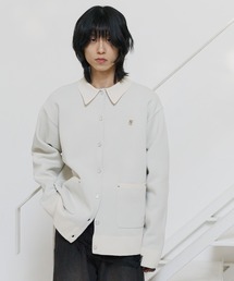 Anui | 【UNISEX】プレートニットシャツカーディガン(カーディガン/ボレロ)