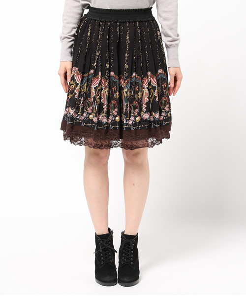 axes femme（アクシーズファム）の「リボンキャンドルスカート