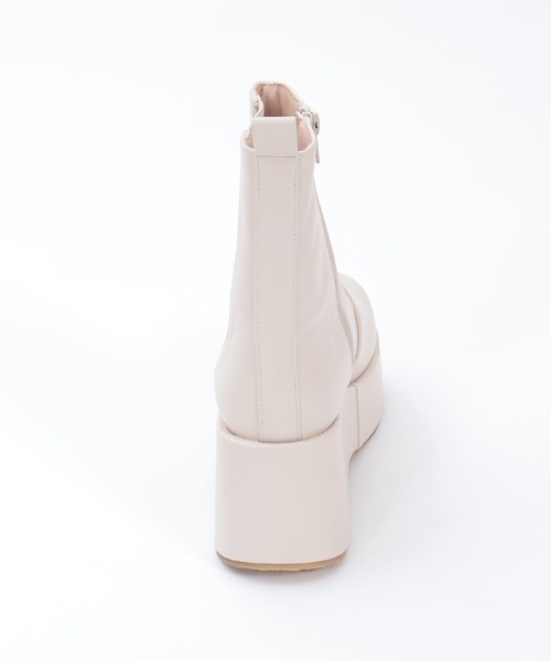 セール】薔薇エンボス厚底ブーツ（ブーツ）｜axes femme（アクシーズ