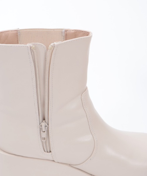 axes femme（アクシーズファム）の「薔薇エンボス厚底ブーツ（ブーツ・レディース・ブラック/キナリ・MEDIUM/LARGE）」の8枚目の写真