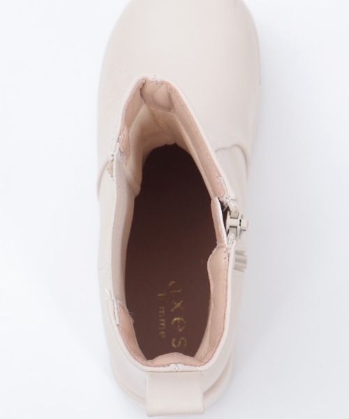 axes femme（アクシーズファム）の「薔薇エンボス厚底ブーツ（ブーツ・レディース・ブラック/キナリ・MEDIUM/LARGE）」の9枚目の写真