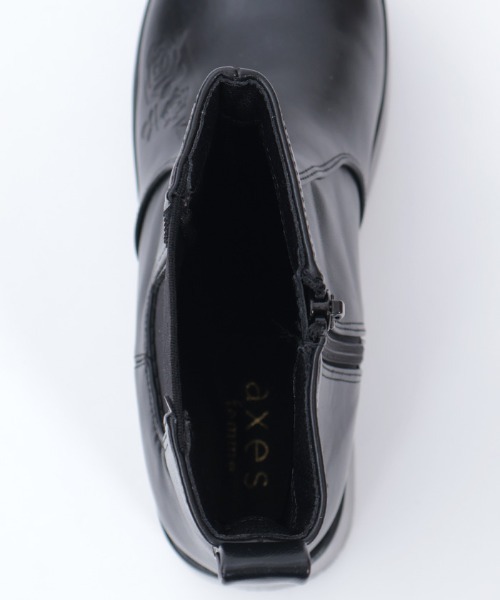 axes femme（アクシーズファム）の「薔薇エンボス厚底ブーツ（ブーツ・レディース・ブラック/キナリ・MEDIUM/LARGE）」の15枚目の写真