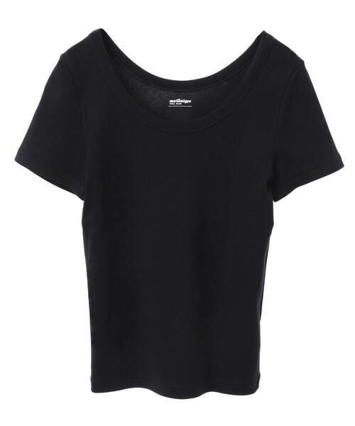 martinique(マルティニーク)の「《定番》フライスTシャツ(Tシャツ/カットソー・レディース・カーキ/ネイビー/ホワイト/クリーム/ブラック・FREE)」の5枚目の写真