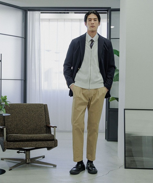 GLOBAL WORK(グローバルワーク)の「ZIPニット/Salon de GW/288738(ニット/セーター・メンズ・ブラック/ホワイト・X-LARGE/LARGE/MEDIUM/SMALL)」の5枚目の写真