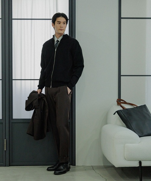 GLOBAL WORK(グローバルワーク)の「ZIPニット/Salon de GW/288738(ニット/セーター・メンズ・ブラック/ホワイト・X-LARGE/LARGE/MEDIUM/SMALL)」の11枚目の写真