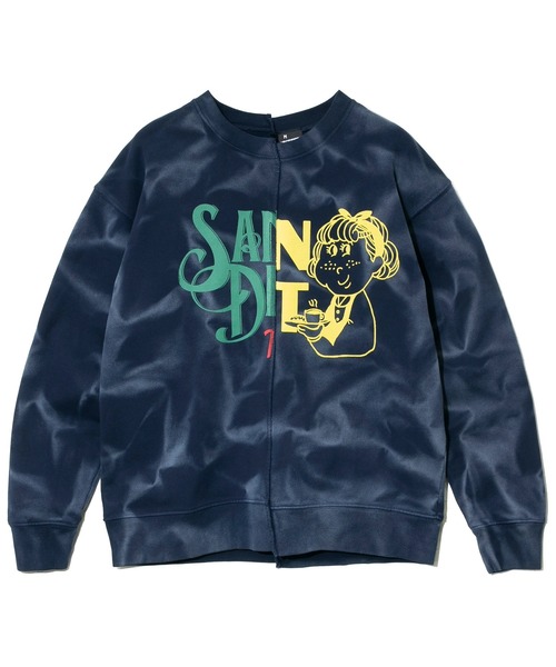 go slow caravan（ゴースローキャラバン）の「SCREEN STARS/スクリーンスターズ　FADECOLOR HANDBLEACH CREW NECK（スウェット・メンズ・ブラック/ブルー/グリーン/レッド・LARGE/X-LARGE/MEDIUM）」の16枚目の写真