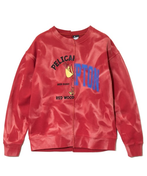 go slow caravan（ゴースローキャラバン）の「SCREEN STARS/スクリーンスターズ　FADECOLOR HANDBLEACH CREW NECK（スウェット・メンズ・ブラック/ブルー/グリーン/レッド・LARGE/X-LARGE/MEDIUM）」の19枚目の写真