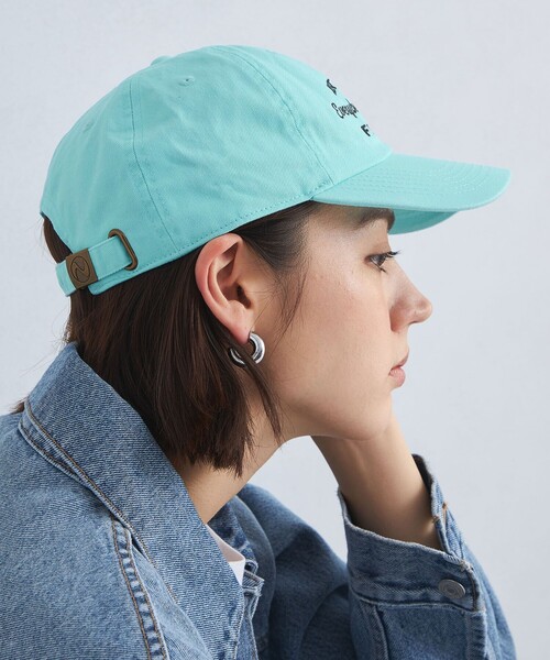 green label relaxing（グリーンレーベルリラクシング）の「メッセージ ロゴキャップ / CAP（キャップ・レディース・ダークグレー/ライトブルー/ナチュラル・FREE）」の10枚目の写真