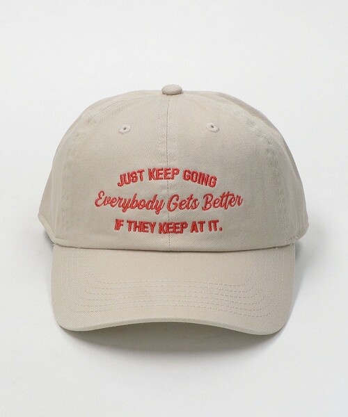 green label relaxing（グリーンレーベルリラクシング）の「メッセージ ロゴキャップ / CAP（キャップ・レディース・ダークグレー/ライトブルー/ナチュラル・FREE）」の13枚目の写真